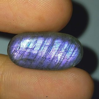 พลอย ลาบราโดไรท์ ธรรมชาติ แท้ หินพ่อมด ( Natural Labradorite ) หนัก 10.44 กะรัต