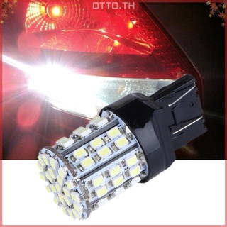 【OT】2Pcs T20 W21W 7443 7440 LED 64-SMD 1206 Car Tail Stop Brake Light Bulb Lamp Car Light