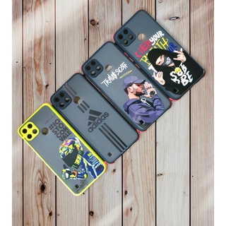 เคส💁📲กันกระแทก การ์ตูน หลังขุ่น  Realme C21Y/C25Y/C12/C15/