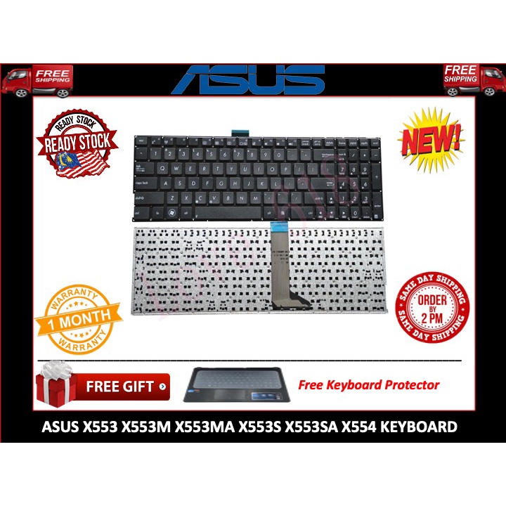 ASUS F555 W519L A555 k555L 0KN0-N32RU13 9Z.N8SSSQ 001 AEXJB00110 Series แป้นพิมพ์แล็ปท็อป🎁 🎁