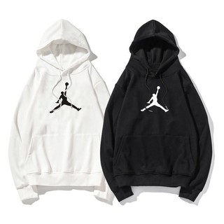 AIR JORDAN สเว็ตเตอร์และคาร์ดิแกน เสื้อกันหนาวพิมพ์ลาย เสื้อฮู้ดดี้แฟชั่น AJ