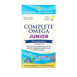 Nordic Naturals, Complete Omega Junior Age 6-12 Lemon, 283 mg