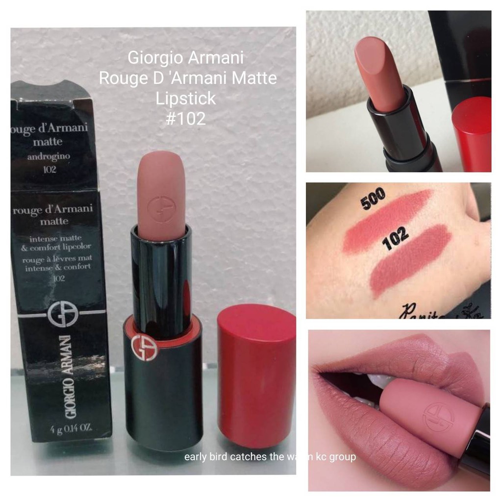 armani matte lipstick 102