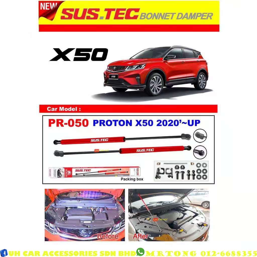 Proton Saga Blm Flx X50 X-50 Toyota Avanza Innova Sustec ด้านหน้า Bonet Bonnet Hood Damper โช้คอัพแก