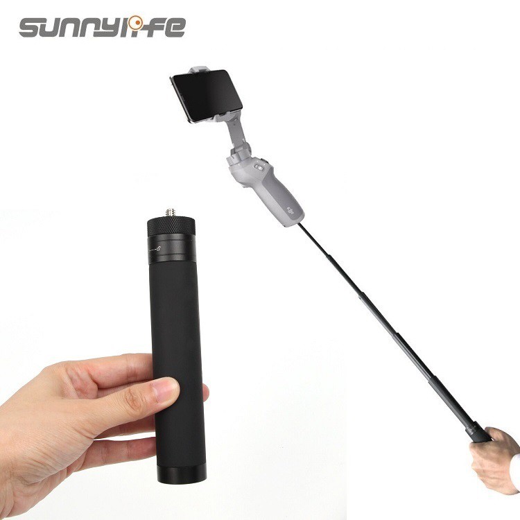 SUNNYLIFE Extension Rod Selfie Stick Monopod Pole สําหรับ DJI OM 4 OSMO MOBILE 3 / ZHIYUN Smooth 4 Q