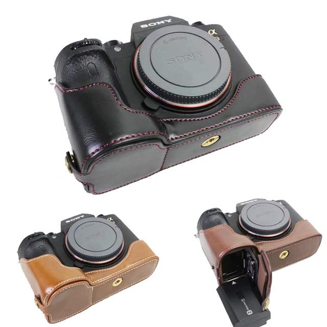 เคสหนัง Halfcase Sony A7iii, A7m3, A7r3, A9