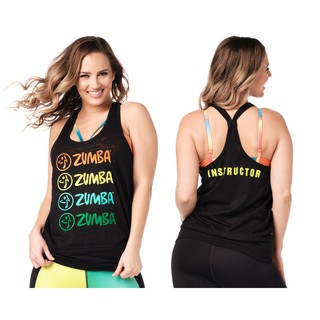 Zumba Smile Instructor Bubble Tank (เสื้อกล้ามออกกำลังกายซุมบ้า)