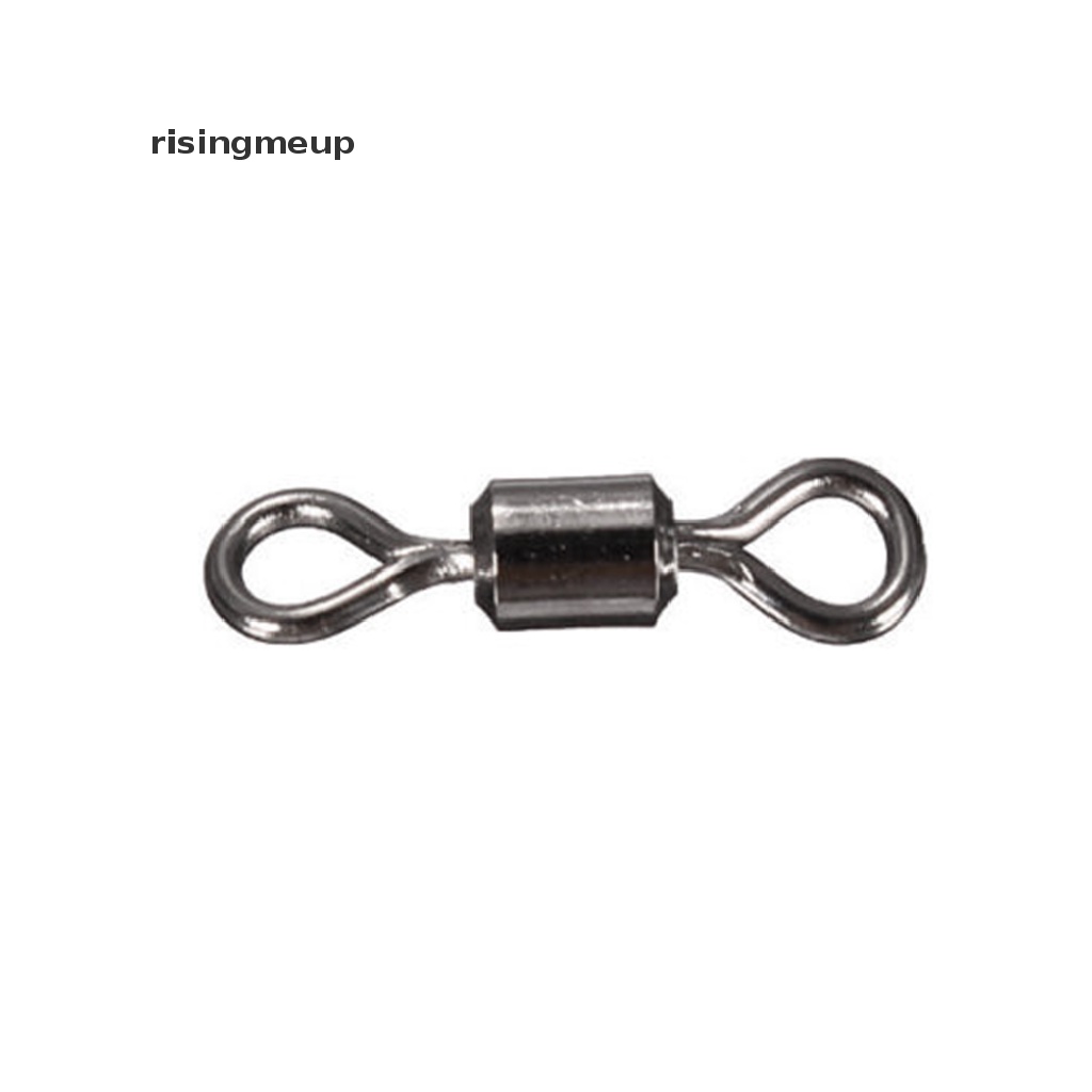 [risingmeup] อุปกรณ์ตกปลา ลูกหมุนตากลม 100 ชิ้น ♨ขายดี - รูปที่ 4