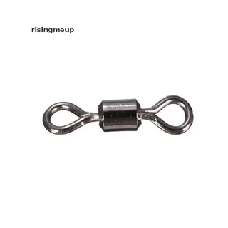 [risingmeup] อุปกรณ์ตกปลา ลูกหมุนตากลม 100 ชิ้น ♨ขายดี