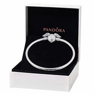 Pandora สร้อยข้อมือลูกปัด 925 เครื่องประดับ สําหรับทุกเพศ DIY