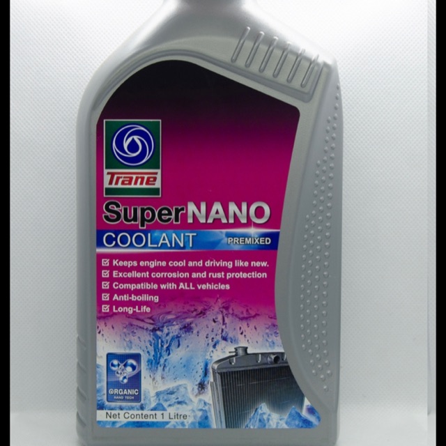 TRANE น้ำยาหม้อน้ำ น้ำยาหล่อเย็น coolant Trane Super Nano (สีชมพู) 1ลิตร