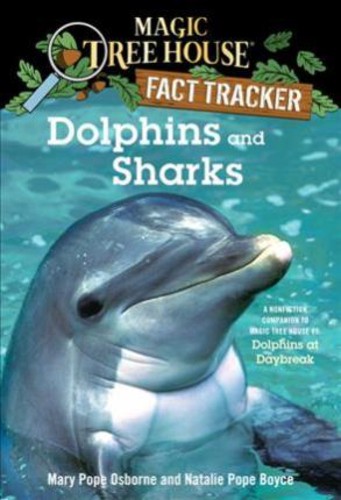 Magic Tree House Fact Tracker 9 Dolphins and Sharks โดย Mary Pope Osborne (ฉบับสหรัฐอเมริกา ปกอ่อน)