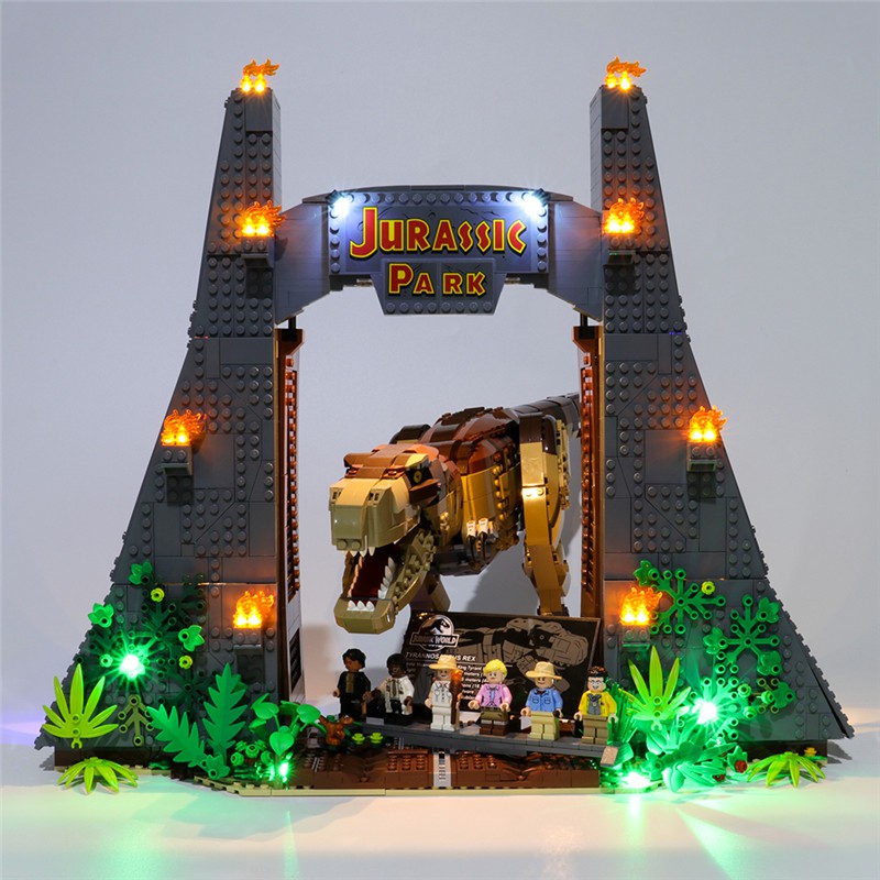 LED Light Up Kit For LEGO 75936 Jurassic Park T. rex Rampage Toy