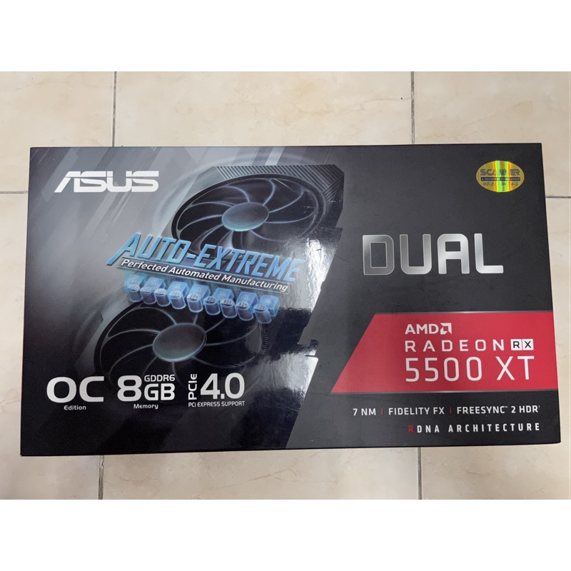 RX5500 XT ASUS DUAL มือสอง ประกันถึง 28/10/22