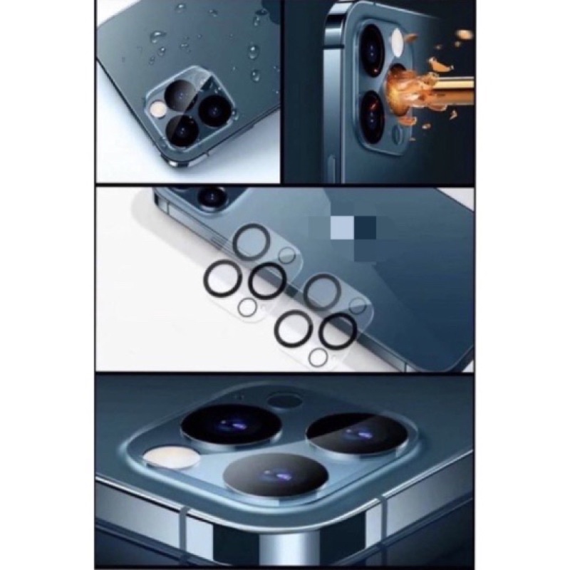 🇹🇭3D ฟิล์มกระจกนิรภัยครอบกล้อง iP 12 / iP12Pro / iP12Mini / iP12Pro Max/ iP13/ iP13Pro/ iP13mini/ P1
