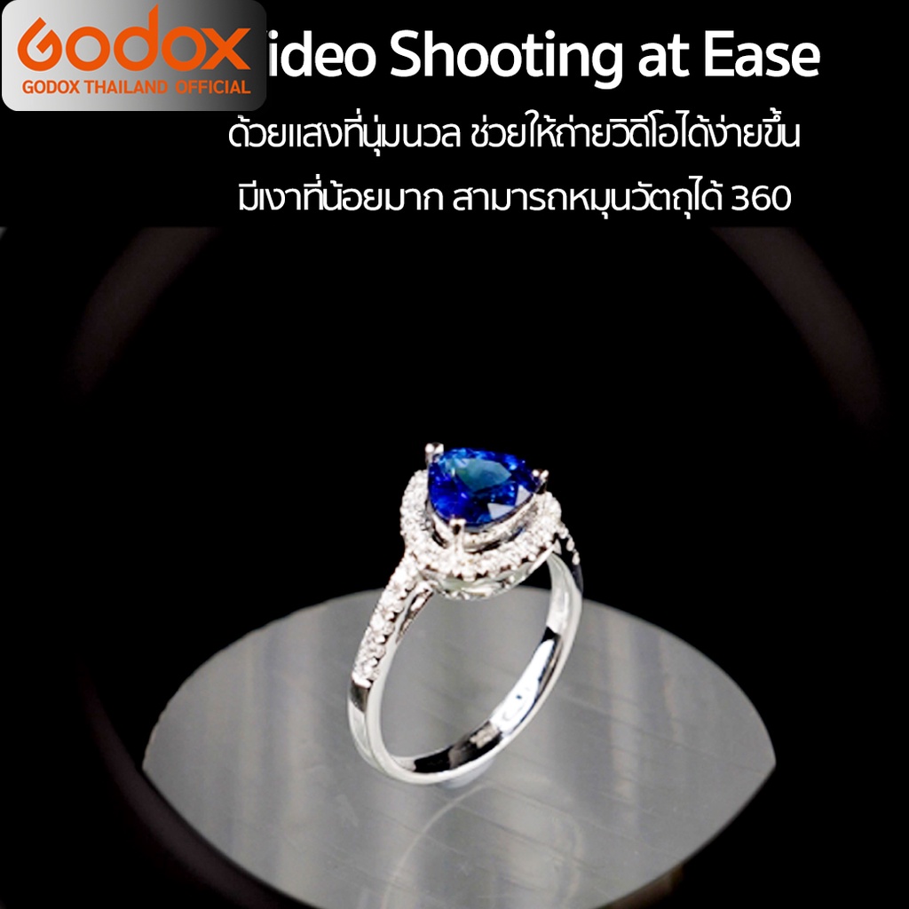Godox LED Ring72 Macro Ring Light 8W 5600K ไฟถ่ายสินค้า ไฟมาโคร - รับประกันศูนย์ Godox Thailand 3ปี