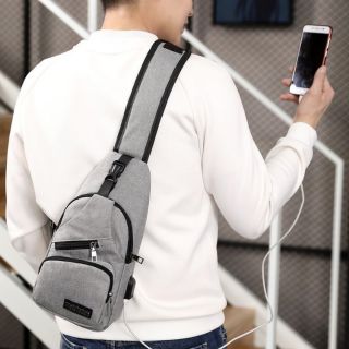 กระเป๋า​สะพาย​ข้าง​กระเป๋า​สะพาย​ข้าง​ผู้​ชายกระเป๋าชาร์จแบตusb