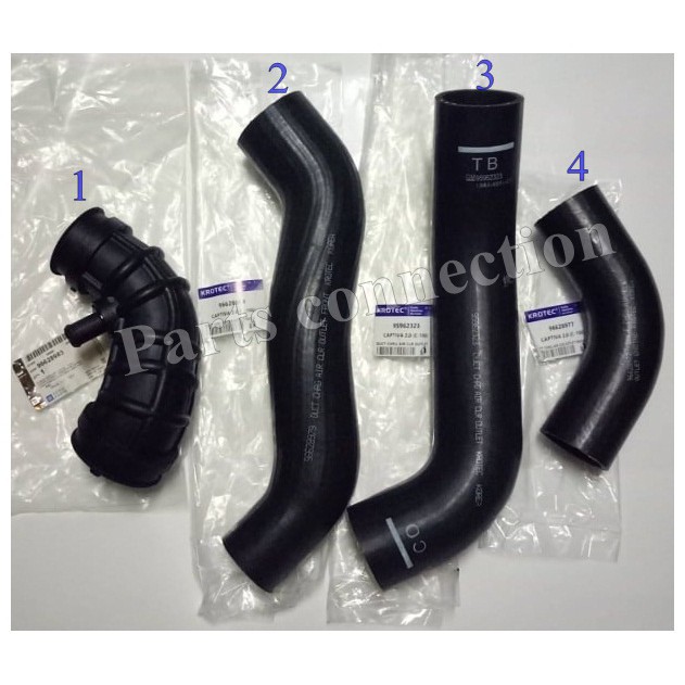 🔥ลดเพิ่ม 60 บาทใส่โค้ด WEE659EA🔥 ชุดท่ออินเตอร์ CHEVROLET CAPTIVA C100 ดีเซล 2.0 (4 ชิ้น)