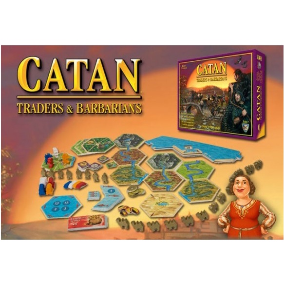 Catan: Traders &amp; Barbarians board game Expansion ภาษาอังกฤษ ของใหม่มือ 1 ในซีล