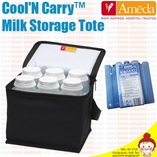 COOLING ELEMENT For the Cool N Carry Milk Storage Tote The Freezer Element พร้อมกระเป๋าสำหรับใส่ แท่งน้ำแข็ง