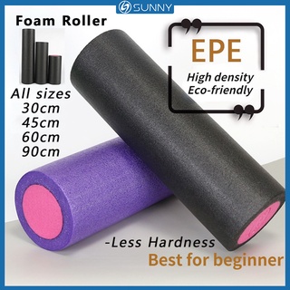 Sunnyfit ลูกกลิ้งโฟม EPE Foam Roller ความหนาแน่นสูง 90 ซม. สําหรับนวดผ่อนคลายกล้ามเนื้อ เล่นโยคะ พิลาทิส ฟิตเนส ยิม ออกกําลังกาย