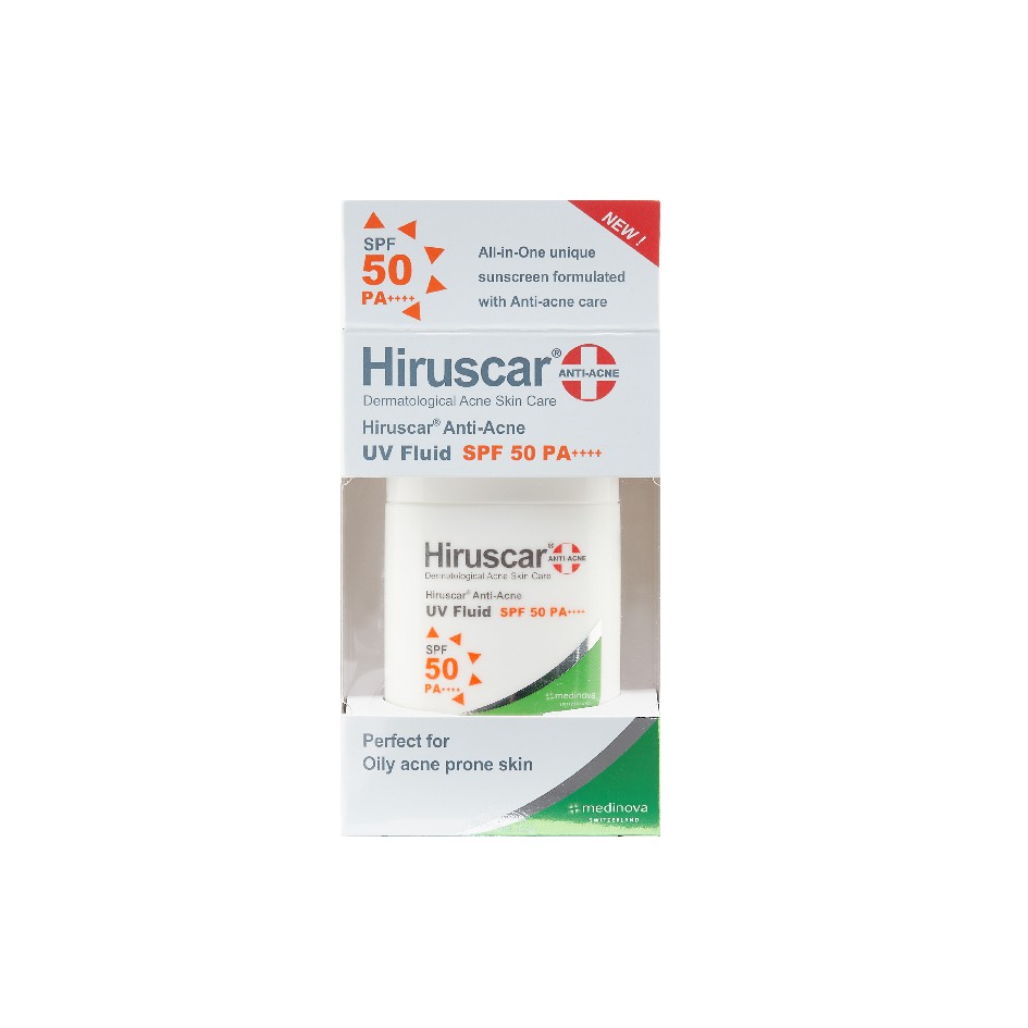 HIRUSCAR ANTI ACNE UV FLUID 25 ML SPF 50 PA ++++