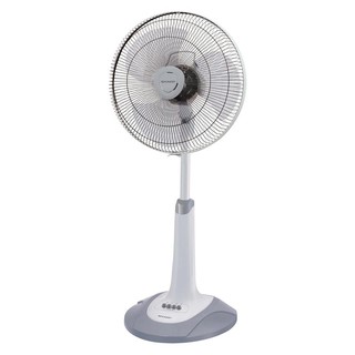 พัดลมตั้งพื้น 16 นิ้ว สีเทา SHARP PJ-SL163-CG Stand fan 16 inches in gray color PJ-SL163-CG