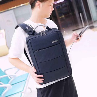 แฟชั่น Multifunction USB charging แฟชั่นกระเป๋าเป้สะพายหลังสำหรับผู้ชาย แล็ปท็อป Men Laptop Backpack กระเป๋าและเป้สะพายห