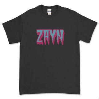 คอลูกเรือเสื้อยืดคอกลมZayn MALIK - เสื้อยืดหน้าเอเลี่ยนผ้าฝ้ายแท้