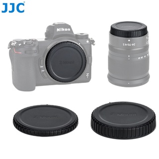 JJC ฝาปิดตัวกล้อง Nikon Z Mount และฝาปิดเลนส์ด้านหลัง (แพ็ค 2 ชิ้น) สำหรับกล้อง Nikon Z Mount และเลนส์, Nikon Z30 Z50 Z5 Z6 Z7 Z6II Z7II Z9 ZFC และกล้องอื่นๆ