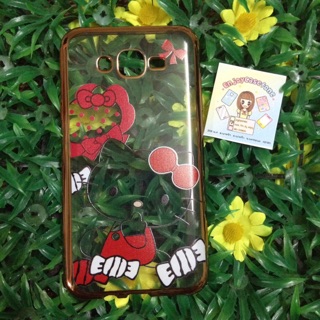 เคสJ7 คิตตี้ขอบโครเมียม