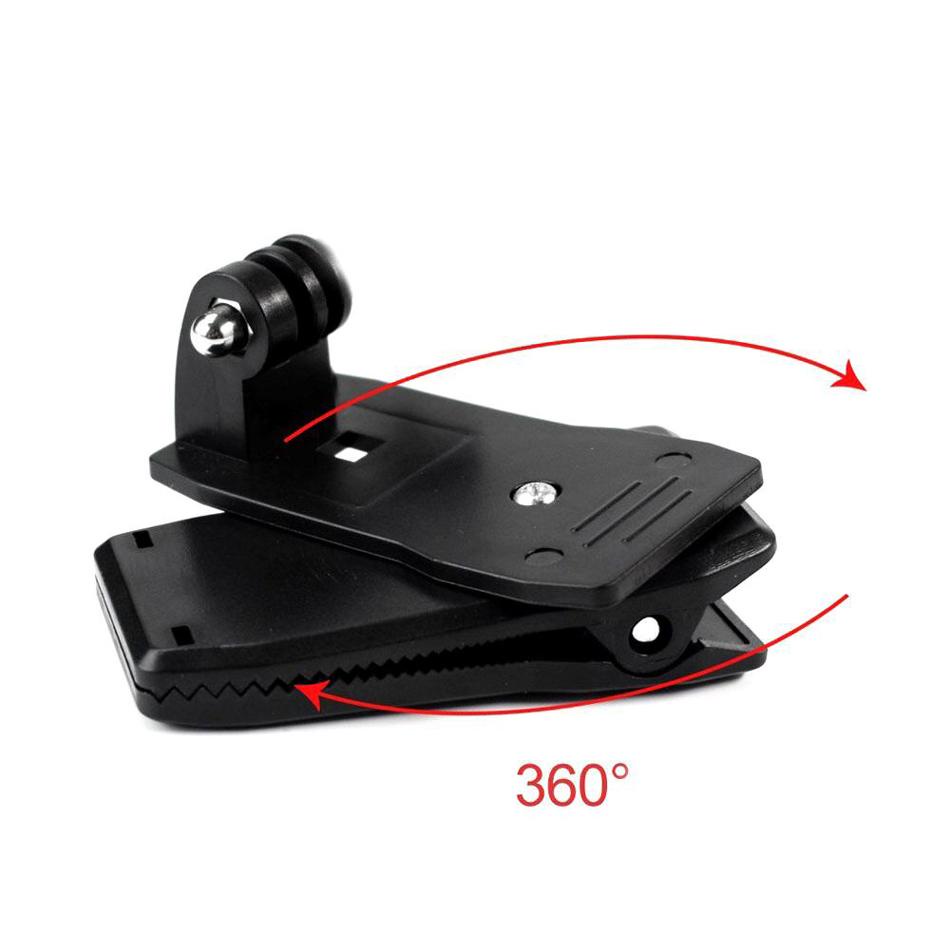 360 Angle GoPro Bag Clip ที่หนีบยึดกล้องโกโปร หมุนได้ 360 องศา Action Camera for SJCam YI