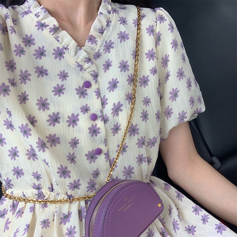 ✓❡Shen Ling AM999 ไม่ใช่ราคาจริง/เดรสเนื้อเผือกครีม