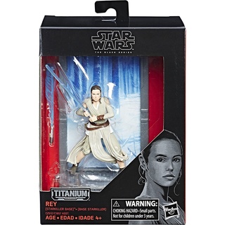 Hasbro Star Wars The Black Series 40th Anniversary Titanium Series Rey สินค้าถูกต้องลิขสิทธิ์