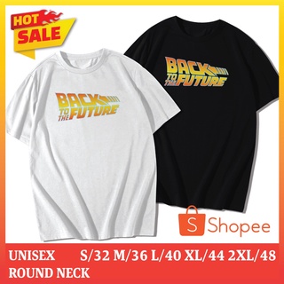 เสื้อยืด เสื้อยืดคอกลม เสื้อยืดสกรีนลาย Back To The Future (แขนสั้น)