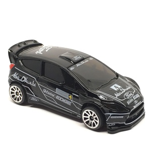 Majorette Ford Fiesta RS WRC - Abu Dhabi no.4 - Black Color /Wheels 5U /scale 1/58 (3 inches) no Package