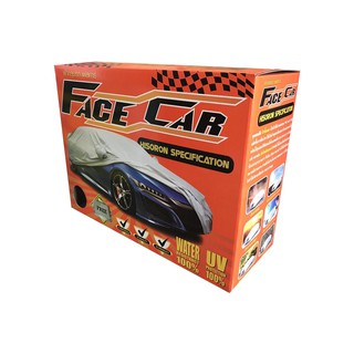 Face car  ผ้าคลุมรถยนต์HISORON ผ้าหนาชั้น 3 ของแท้100%