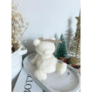 เทียนหอมรูปหมี Teddy Candle เทียนแต่งบ้าน