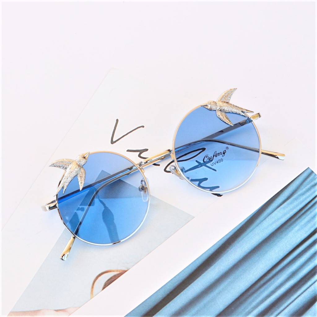 แว่นกันแดดUV400  ทรงกลม  สไตล์แฟชั่น OF7088 - รูปที่ 4