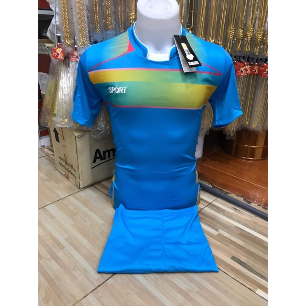 AnnShop25ชุดกีฬาใส่สบายลายเปลี่ยนใหม่ตลอดลายได้ไม่ตรงกับรูปที่ลงไว้ ชุดนักฟุตบอล เสื้อกีฬาผู้ชายได้ทั้ง เสื้อ กางเกง ชุด