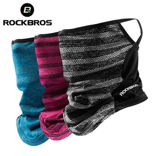 Rockbros หน้ากากผ้าเรยอน กันแดด ปั่นจักรยาน กลางแจ้ง ตกปลา เทรนนิ่ง สําหรับผู้ชาย ผู้หญิง