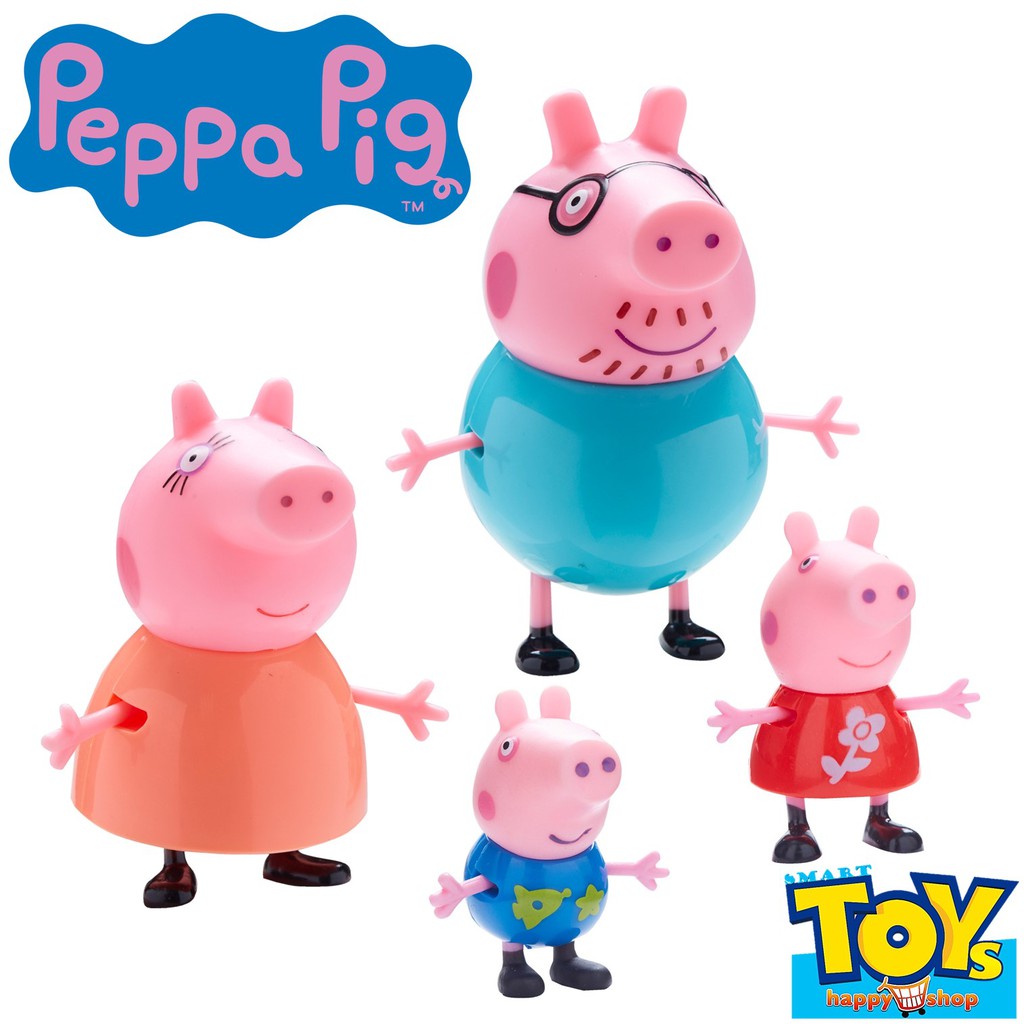 เซ็ตตุ๊กตาโมเดล Peppa Pig Family Figure Pack  สุดน่ารักสินค้านำเข้าลิขสิทธิ์ของแท้จากต่างประเทศ รุ่นพิเศษสินค้าจำนวนจำกัด  | Shopee Thailand