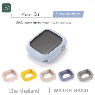 Case เคสด้าน smart watch สำหรับ Watch11 9 8 7 6 se 5 4 3 case 38/41/45/44mm เคสซิลิโคน เคสWatch 9 เคสสำหรับแอปเปิ้ลวอ