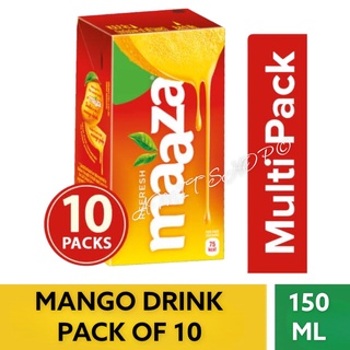 Maaza Juice - Mango Refresh 150 ml (PACK OF 10)