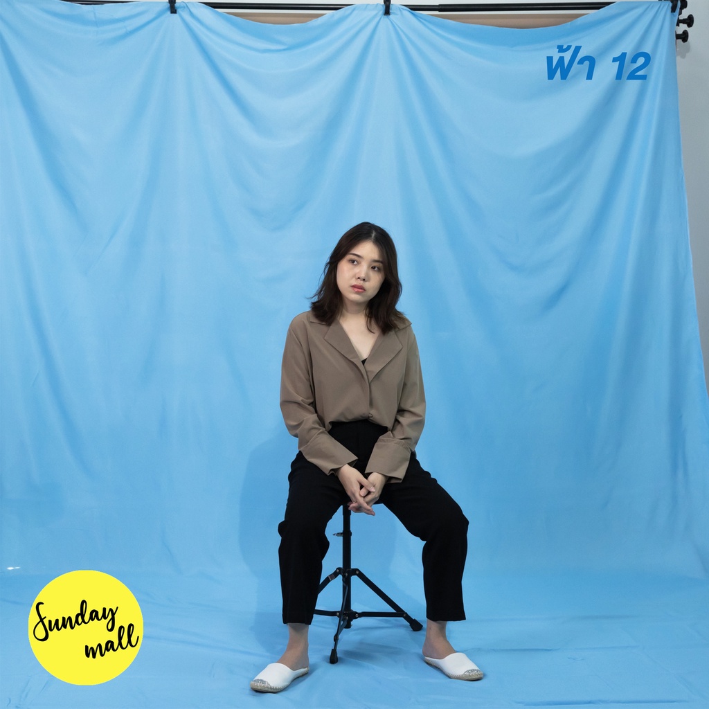 [มี3ไซส์]ฉากผ้าถ่ายรูป ผ้าBackgroundสำหรับถ่ายรูป ฉากถ่ายรูป ฉากผ้า มีหลายสี หลายขนาด