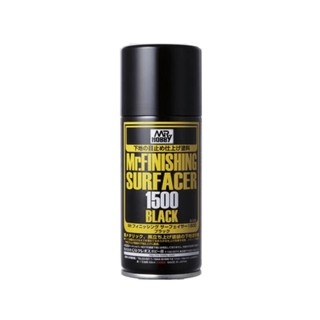 สีรองพื้นโมเดลสีดำแบบสเปรย์ B526 Mr. Finishing Surfacer 1500 Black (Spray 170ml)