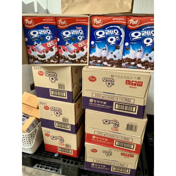 พร้อมส่ง🔥Oreo marshmallow Cereal ซีเรียล โอริโอ้ Korea 250g.