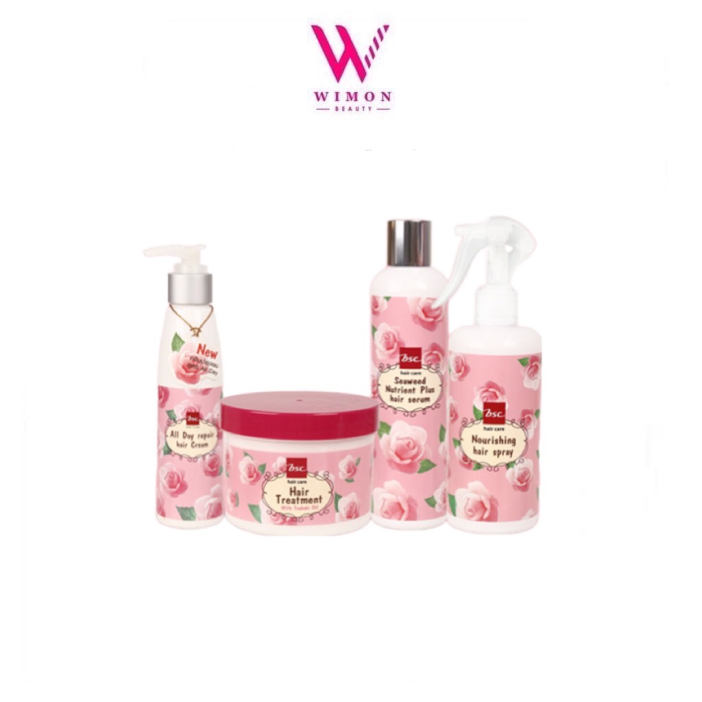 BSC hair care บีเอสซี แฮร์ แคร์ ทรีทเม้นท์ แว๊กซ์/นอร์ริชชิ่ง แฮร์ สเปรย์/ซีวิด นูเทรียนท์ แฮร์ เซรั่ม/รีแพร์ แฮร์ ครีม