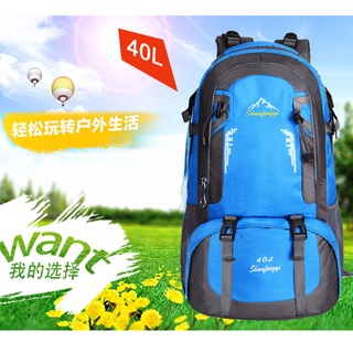 Traveler Backpack 60 L กระเป๋าเป้ กระเป๋าเดินทาง กระเป๋าท่องเที่ยว Waterproof Outdoor Backpack Rucksack Sports