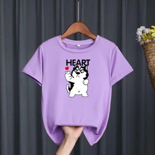 👧👦 เสื้อยืด cute cute สมวัยสดใสใส่สบายมาก ราคาถูกสุด💲 สำหรับเด็กชาย-เด็กหญิง ⚡ H-315